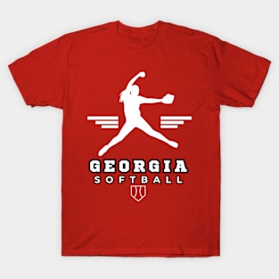 Georgia Bulldogs Softball T-Shirt